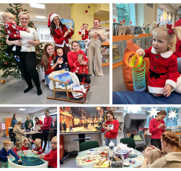 Šventinė nuotaika tvyro bibliotekoje