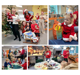 Šventinė nuotaika tvyro bibliotekoje