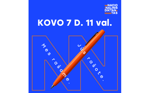 Nacionalinis diktantas 2025