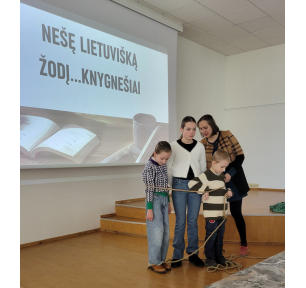 Knygnešio diena bibliotekoje – renginys šeimoms