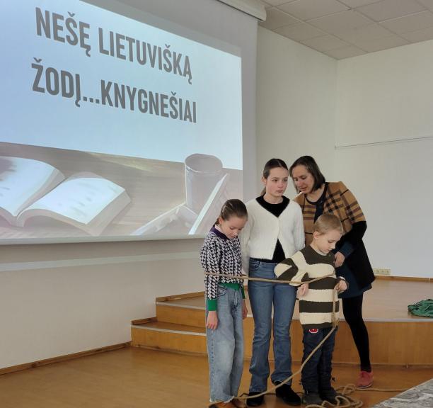 Knygnešio diena bibliotekoje – renginys šeimoms