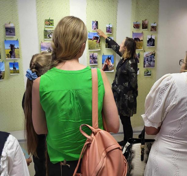 Žirgų grožis Kauno rajono moksleivių akimis