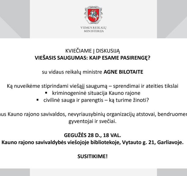 Viešasis saugumas: kaip esame pasirengę?