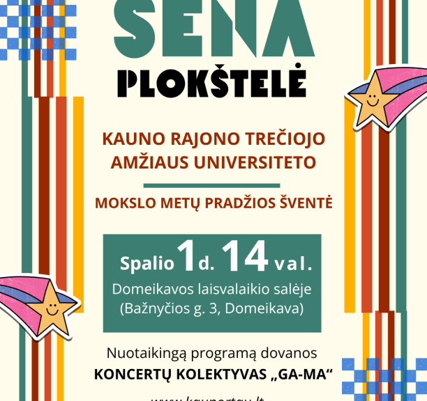 Mielieji TAU studentai, laikas švęsti!