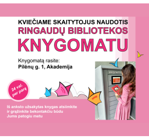 RINGAUDŲ BIBLIOTEKOS KNYGOMATAS – AKADEMIJOJE
