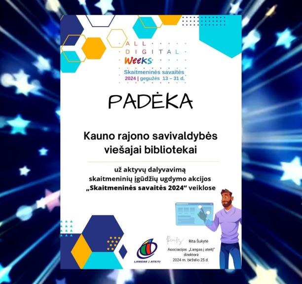 Skaitmeninių savaičių baigiamieji akcentai