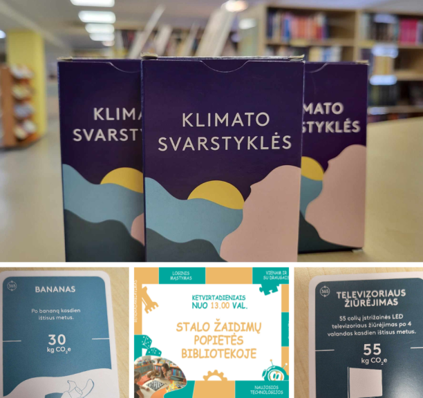 Kviečiame išbandyti naują žaidimą „Klimato svarstyklės“ 