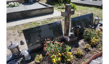 Knygnešio K. Jonaičio kapas Babtų kapinėse