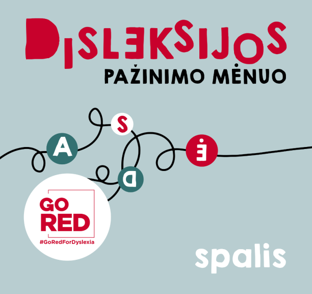  Spalis – disleksijos pažinimo mėnuo! 