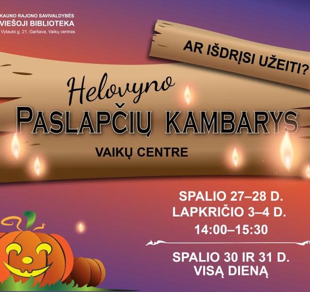 Helovyno paslapčių kambarys