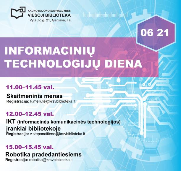 IT diena bibliotekoje