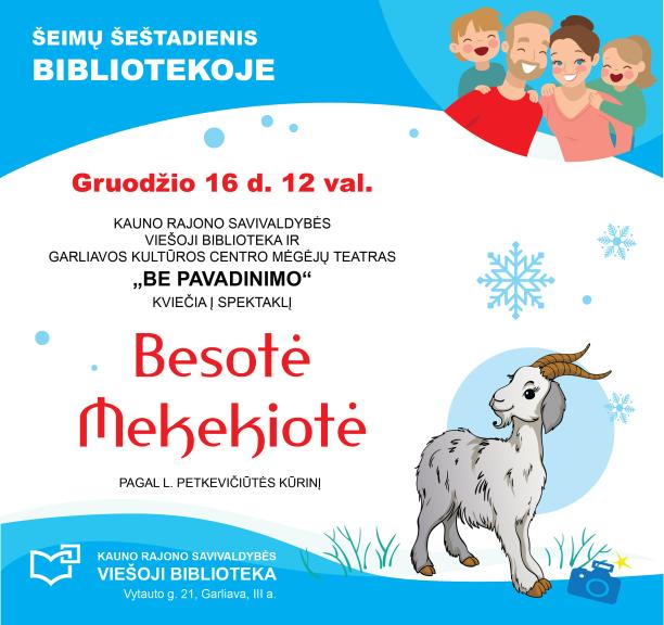 Šeimų šeštadienis bibliotekoje