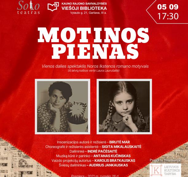 Spektaklis „Motinos pienas“