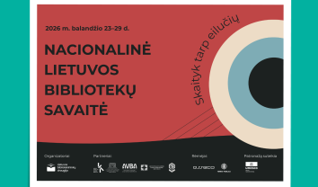 2026 m. Nacionalinė Lietuvos bibliotekų savaitė „Skaityk tarp eilučių“