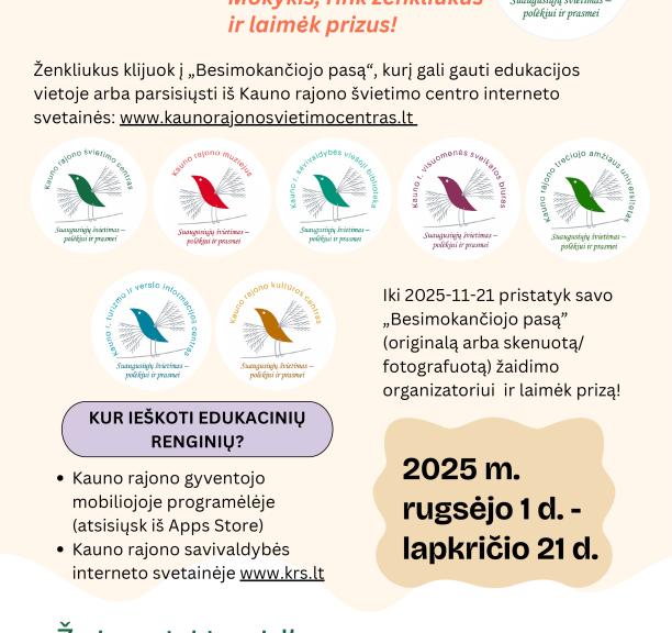 Žaidimas „Suaugusiųjų švietimas – polėkiui ir prasmei“