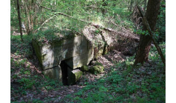 Pirmojo pasaulinio karo Palemono–Narėpų gynybinių įtvirtinimų linijos šiaurinės dalies slėptuvių pirmo komplekso pirmos aktyviosios slėptuvės liekanos