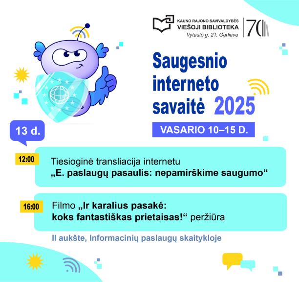 Saugesnio interneto savaitė 2025