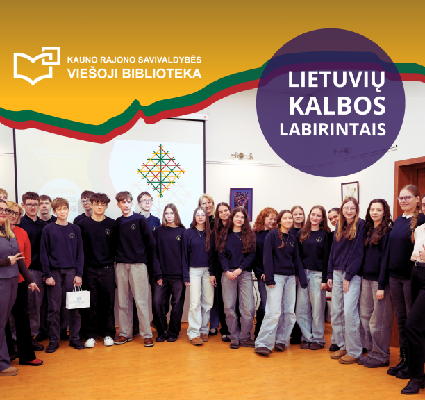 Lietuvių kalbos labirintais bibliotekoje