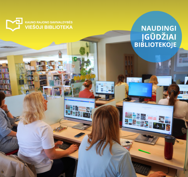 Grafinio dizaino programa „Canva“: naudingi įgūdžiai bibliotekoje