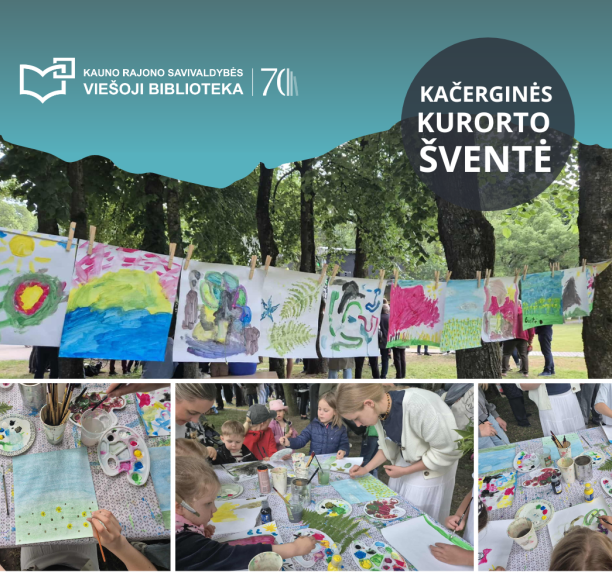 Biblioteka Kačerginės kurorto šventėje