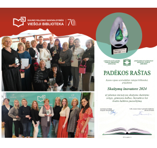 Skaitymų inovatorė 2024