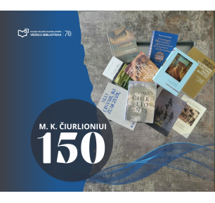 Knygų paroda „M. K. Čiurlioniui 150“