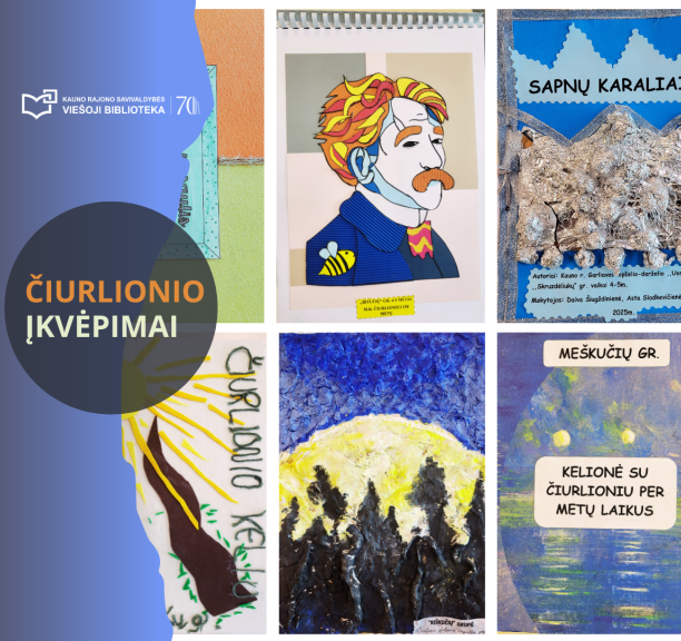 Mažieji menininkai, įkvėpti M. K. Čiurlionio