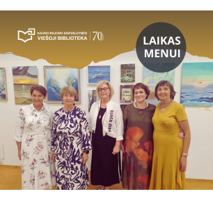 Pristatyta klubo „Laikas menui“ narių tapybos paroda