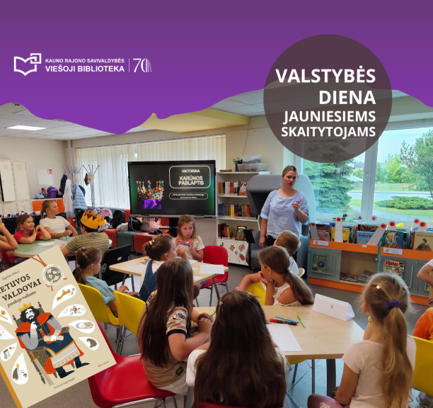 Valstybės dienos šventė jauniesiems bibliotekos bičiuliams