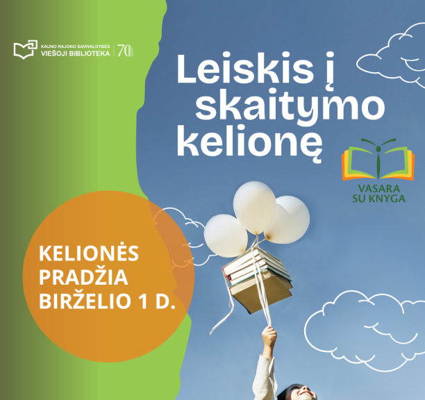 Dešimtmetį minintis skaitymo iššūkis „Vasara su knyga“ kviečia į skaitymo kelionę