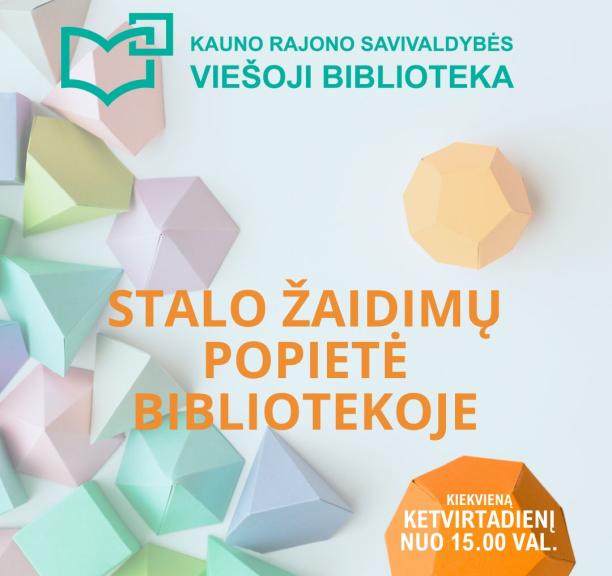 Stalo žaidimų popietė bibliotekoje: THE CREW