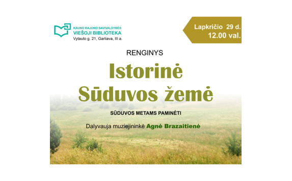 „Istorinė Sūduvos žemė“