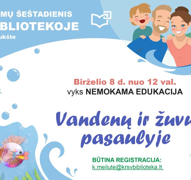 Šeimų šeštadienis bibliotekoje