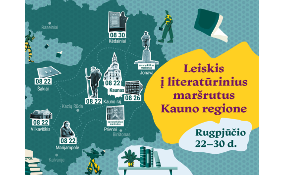 Edukacija „Virtualus literatūrinis Kauno rajono maršrutas „Rašytojų ir knygnešių takais“ 