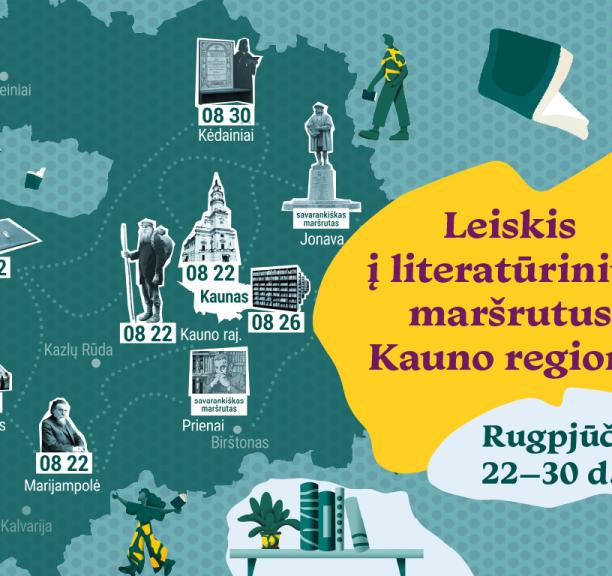 Edukacija „Virtualus literatūrinis Kauno rajono maršrutas „Rašytojų ir knygnešių takais“ 