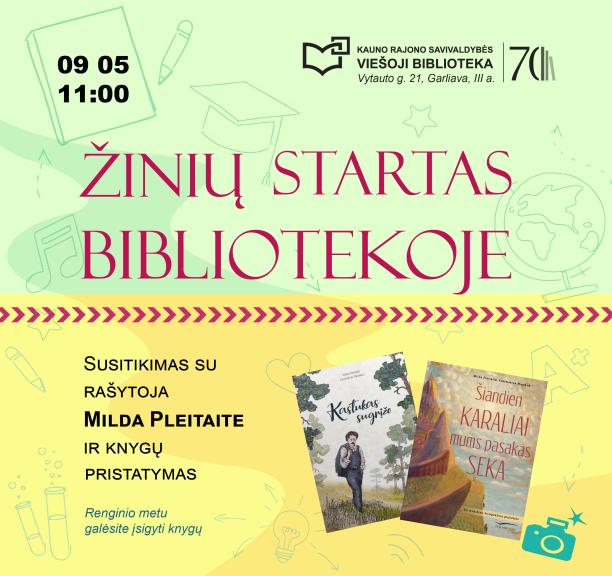 Žinių startas bibliotekoje