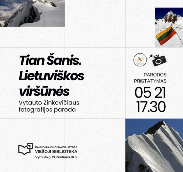 Vytauto Zinkevičiaus fotografijos parodos „Tian Šanis. Lietuviškos viršūnės“ atidarymas
